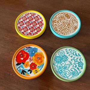 The Pioneer Woman 4 coasters set